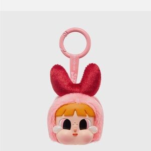 Pop Mart CRYBABY x Powerpuff Girls Series Blossom Vinyl Face Plush